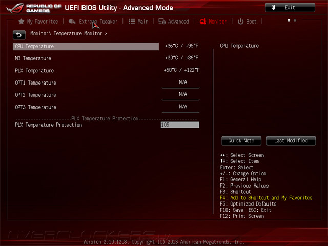 UEFI Setup ASUS Maximus VI Extreme