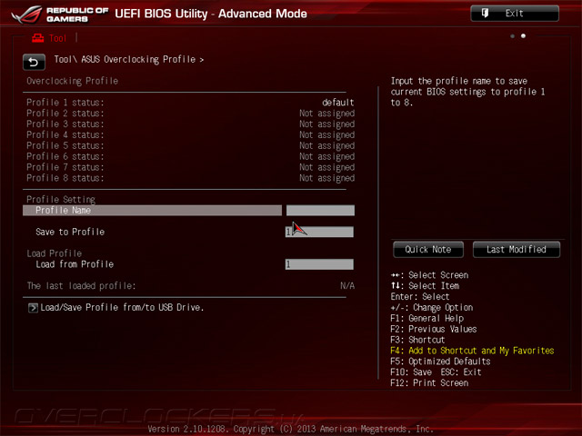 UEFI Setup ASUS Maximus VI Extreme