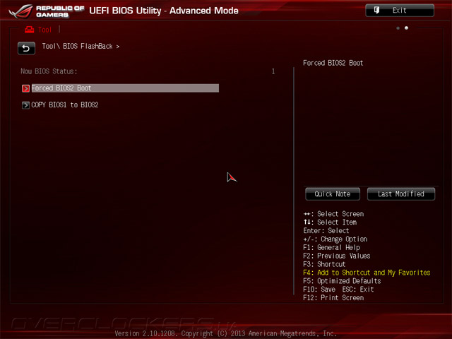 UEFI Setup ASUS Maximus VI Extreme