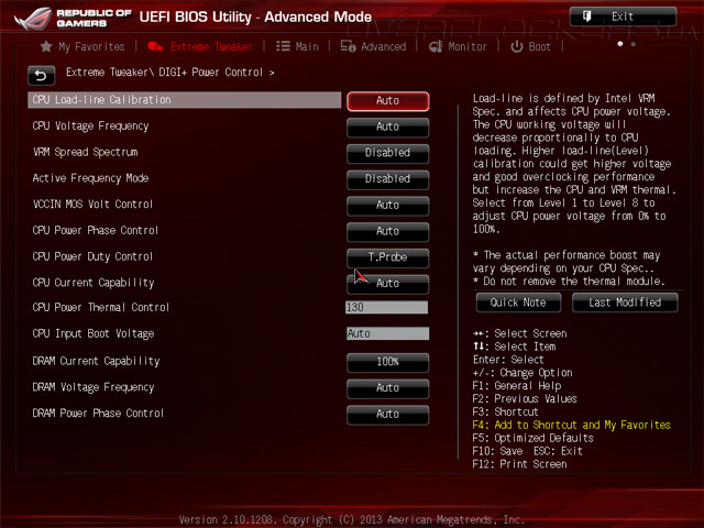 UEFI Setup ASUS Maximus VI Gene