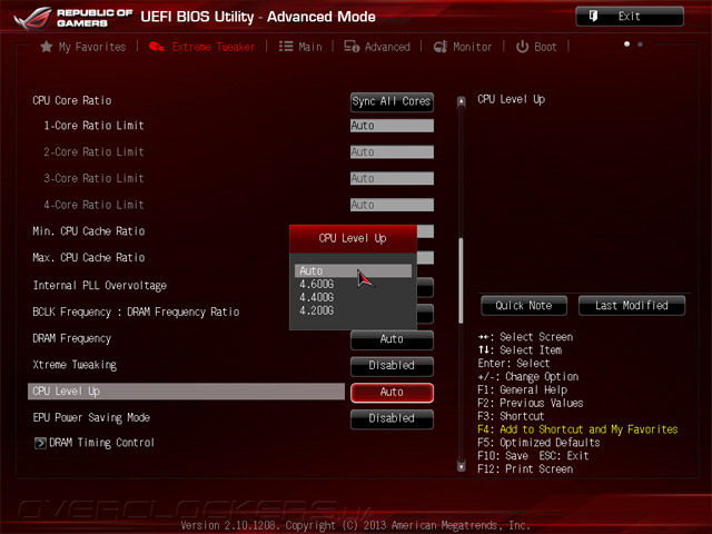 UEFI Setup ASUS Maximus VI Impact