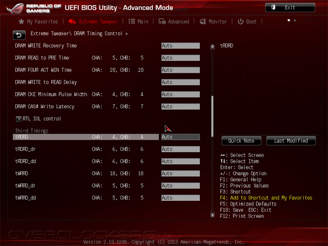 UEFI Setup ASUS Maximus VI Impact