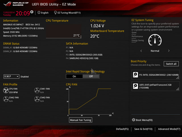 ASUS Maximus VII Impact