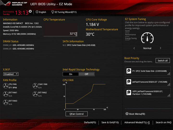 ASUS Maximus VIII Impact