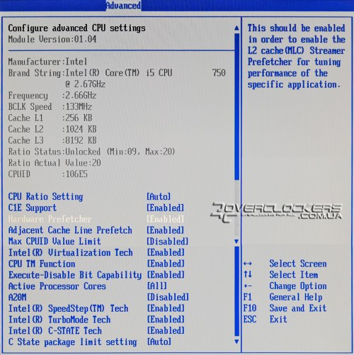 BIOS ASUS P7P55 LX