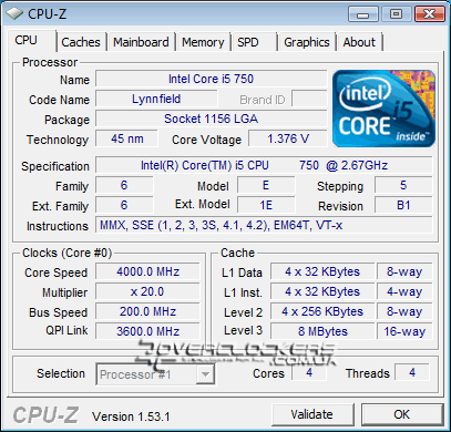 Разгон Core i5-750