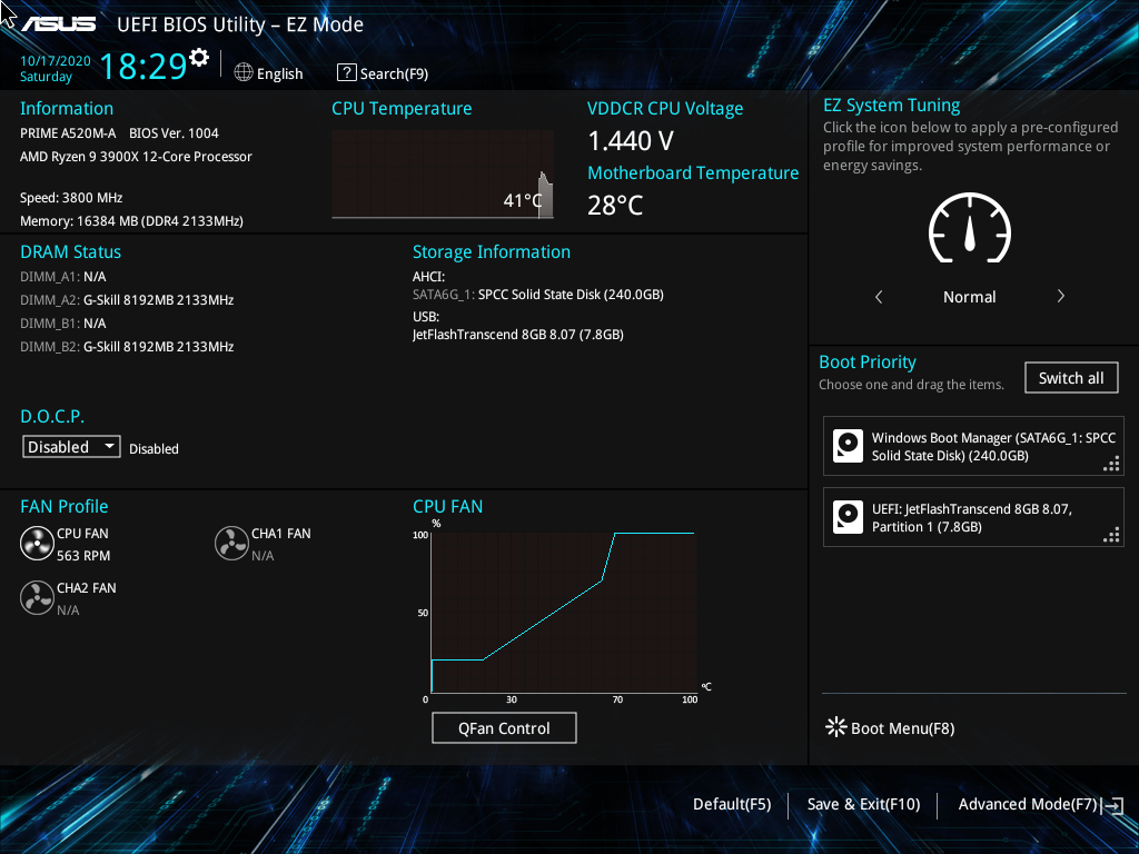 ASUS Prime A520M-A