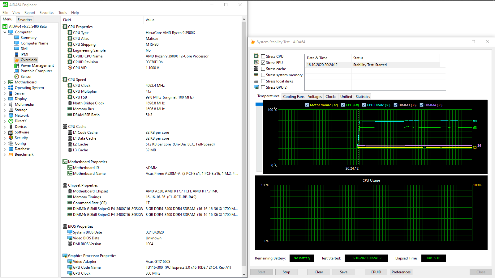 ASUS Prime A520M-A