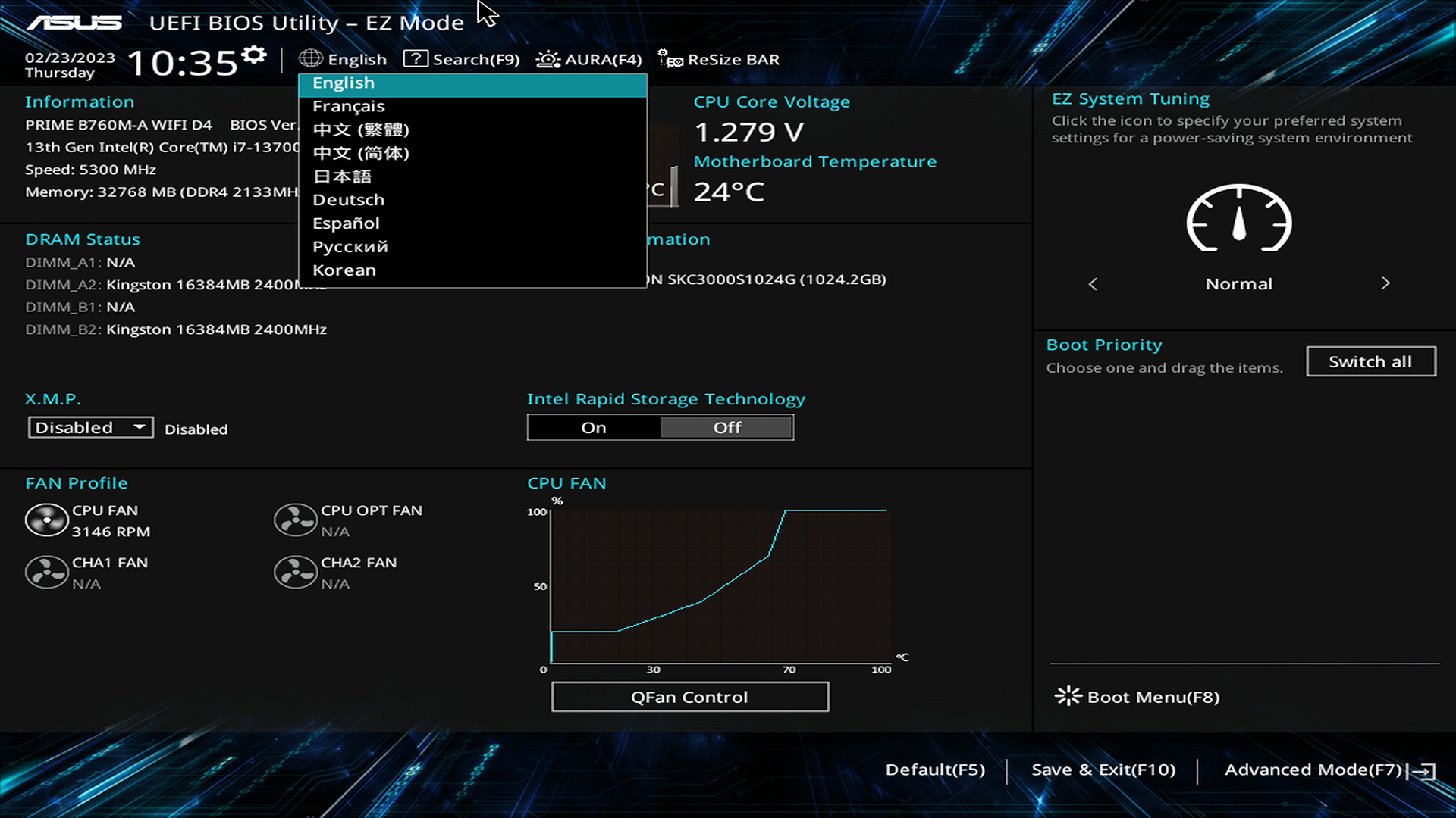 ASUS Prime B760M-A WiFi D4