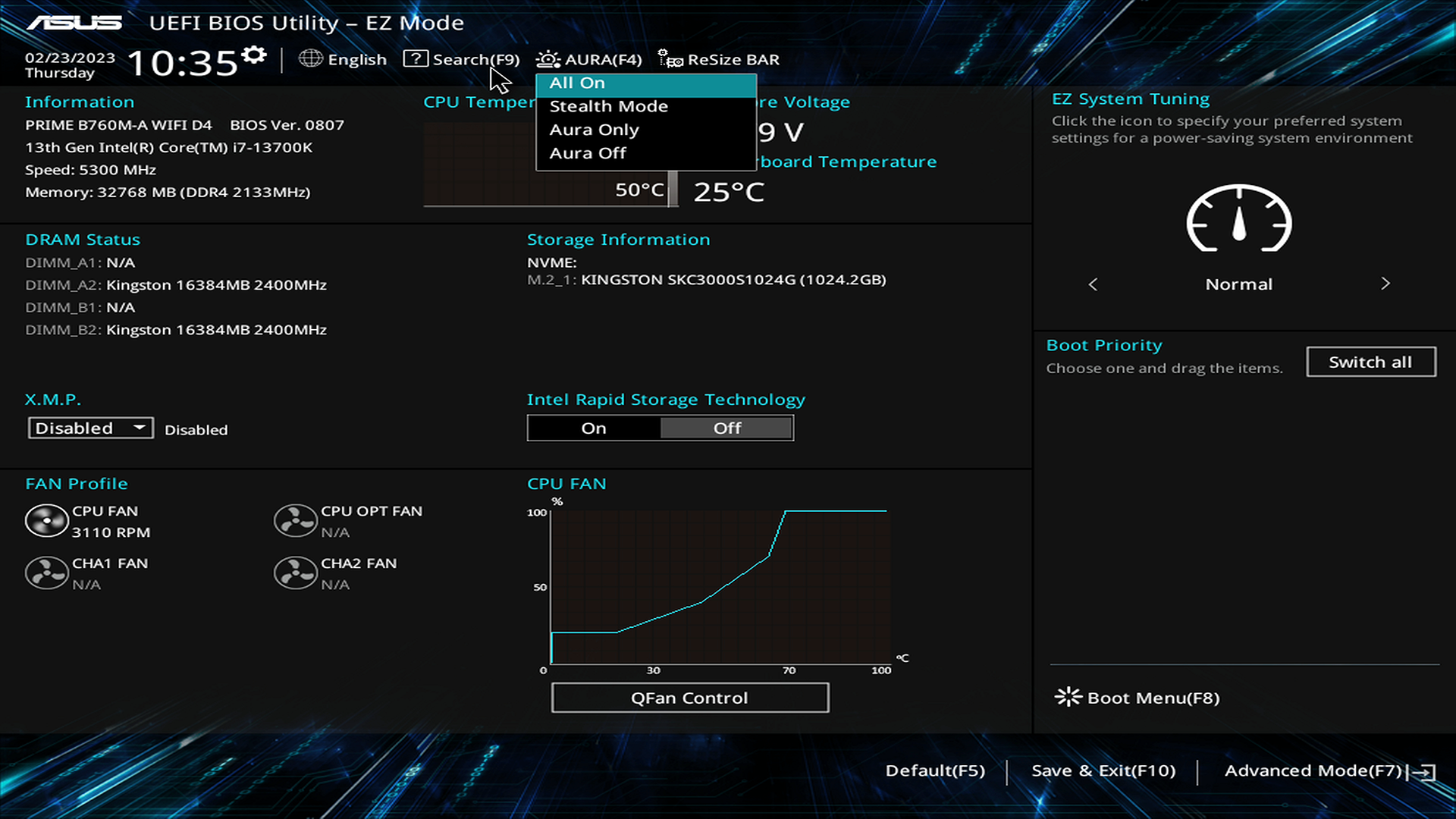 ASUS Prime B760M-A WiFi D4