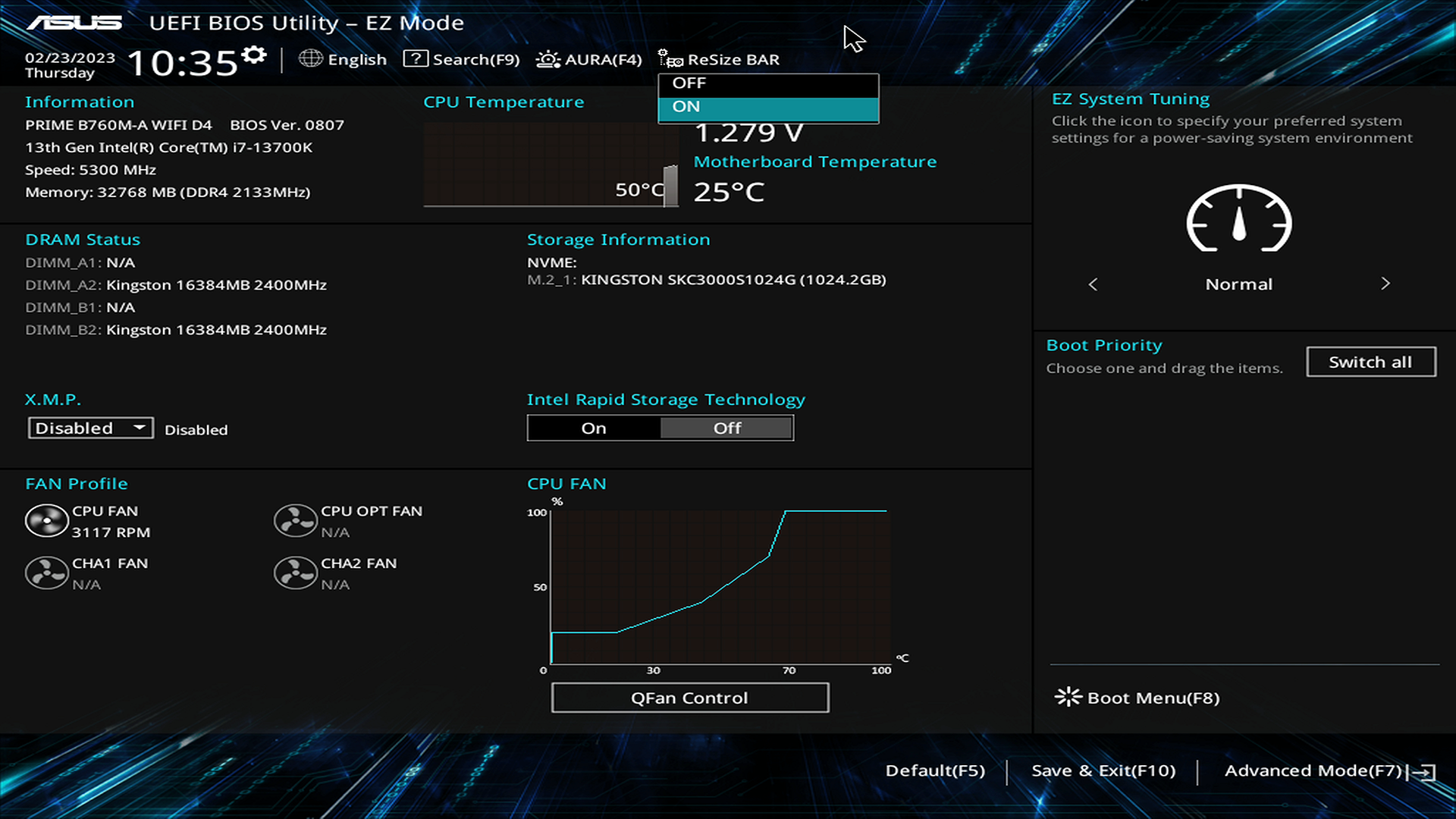 ASUS Prime B760M-A WiFi D4