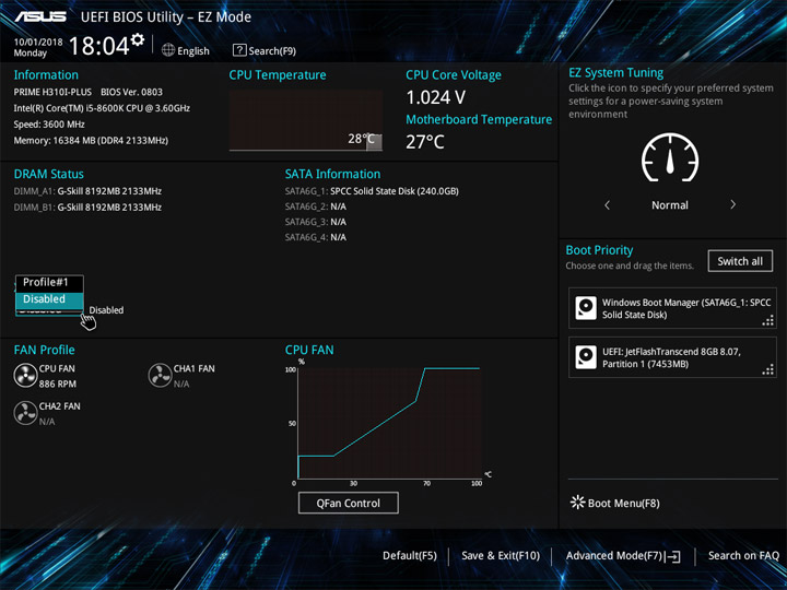 ASUS Prime H310I-Plus