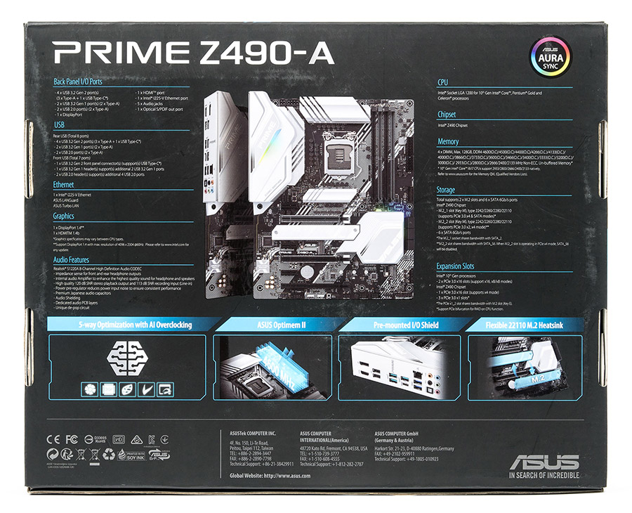 Asus z490 a prime топология шины памяти