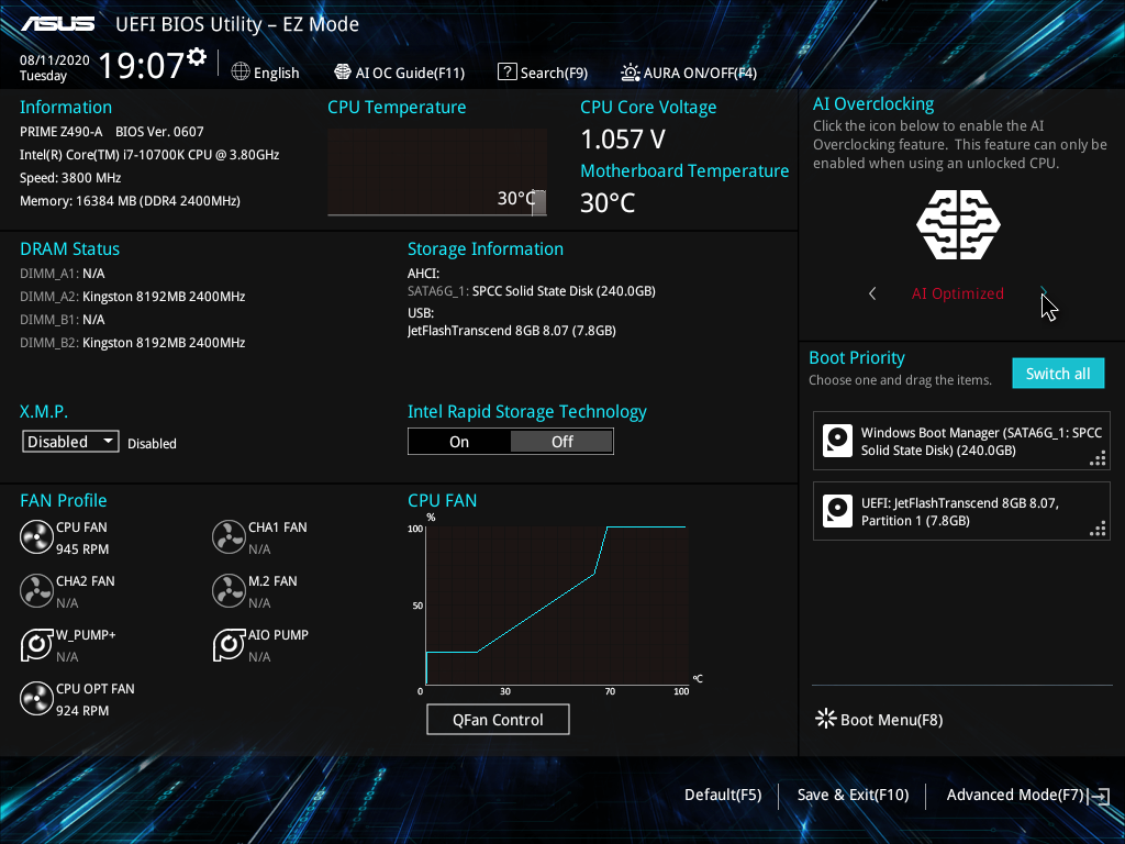 ASUS Prime Z490-A