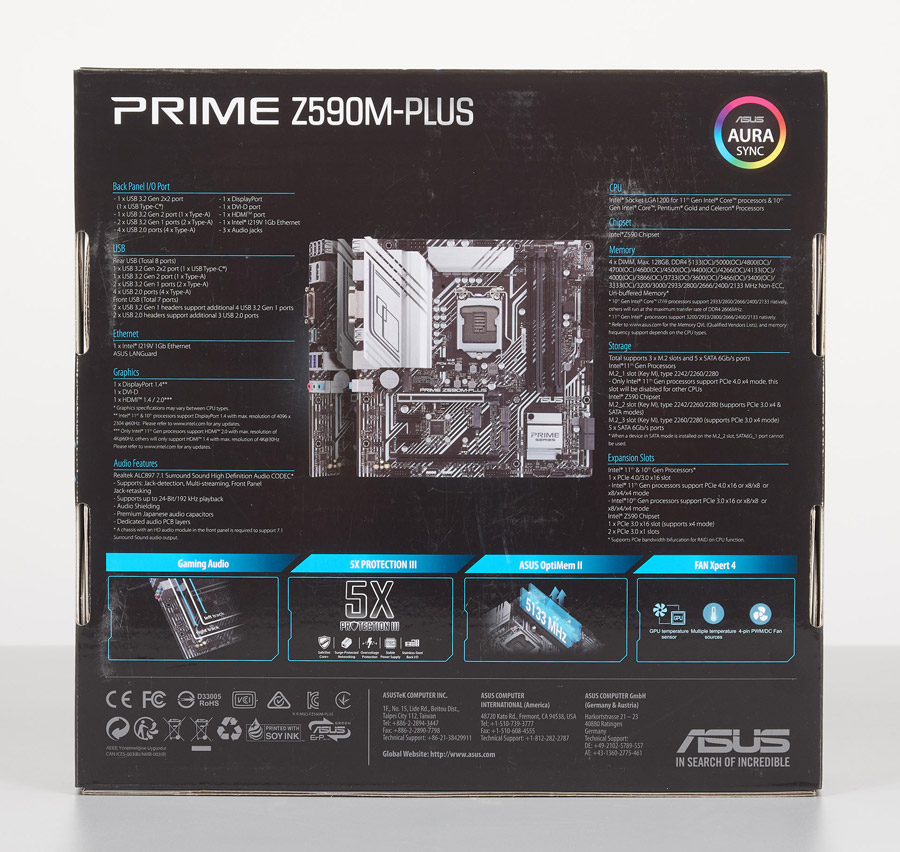 ASUS Prime Z590M-Plus