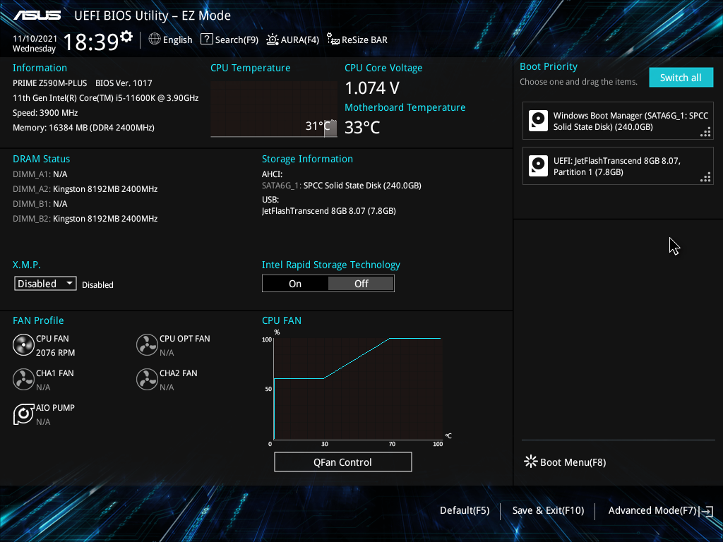 ASUS Prime Z590M-Plus