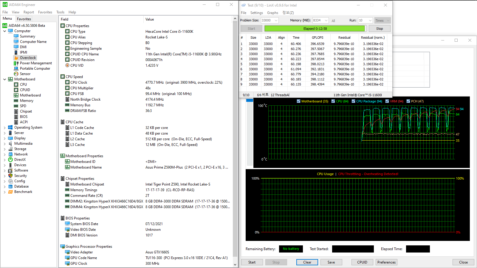 ASUS Prime Z590M-Plus