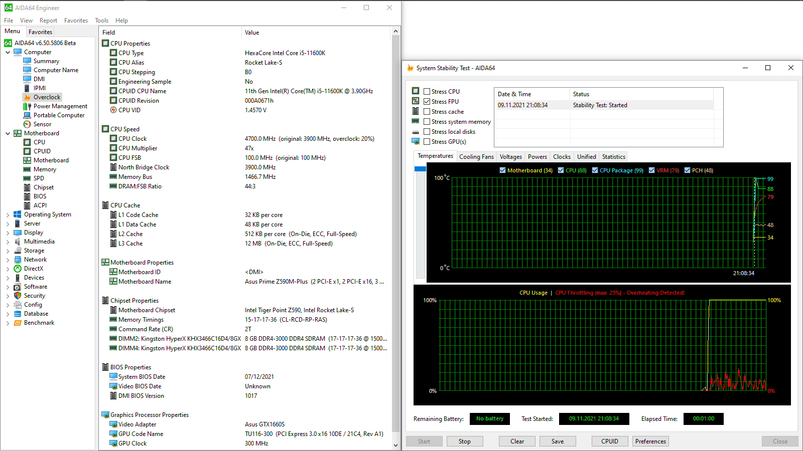 ASUS Prime Z590M-Plus