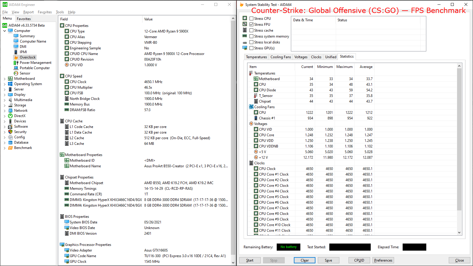 ASUS ProArt B550-Creator