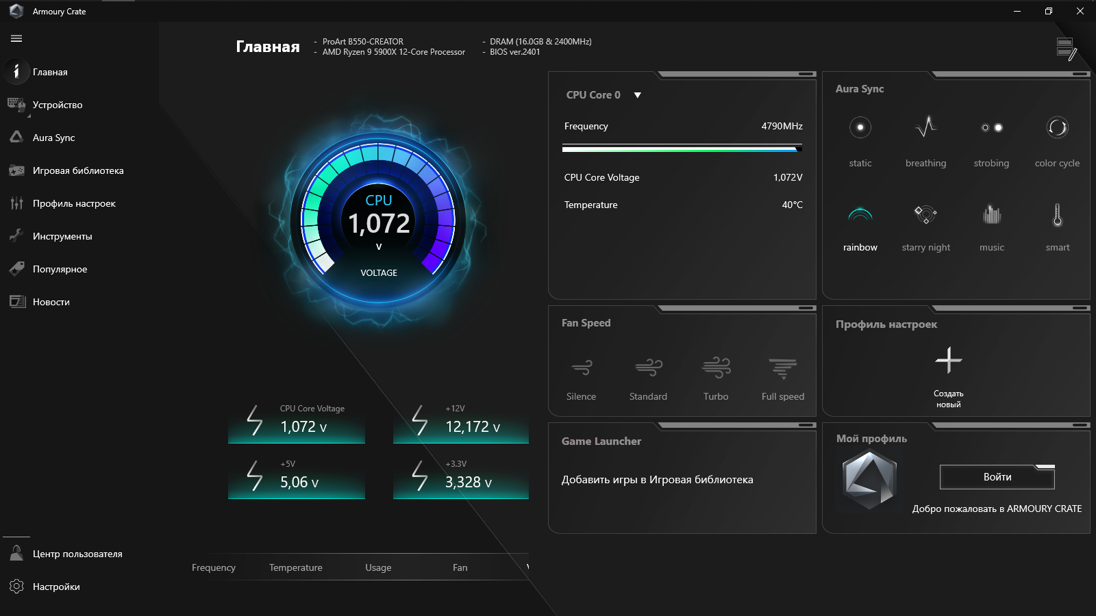 ASUS ProArt B550-Creator