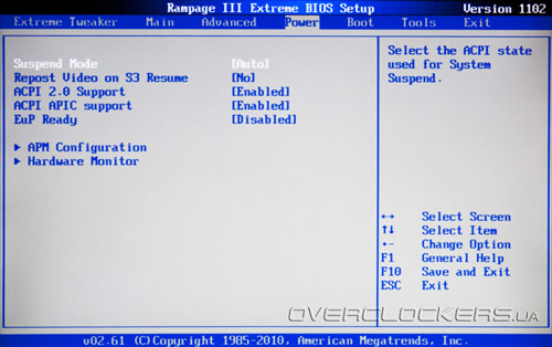 BIOS ASUS Rampage III Extreme