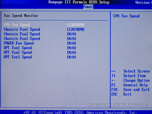 BIOS ASUS Rampage III Formula