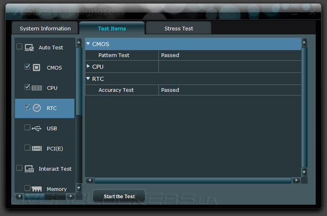 ASUS PC Diagnostics