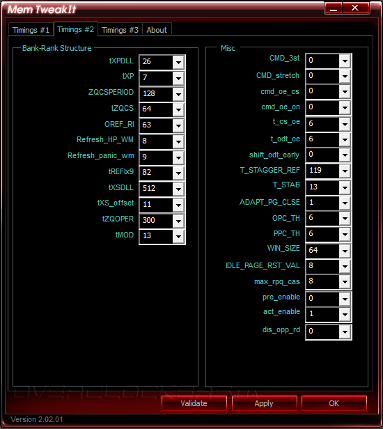 ASUS Mem TweakIt