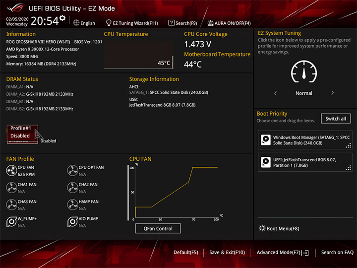 ASUS ROG Crosshair VIII Hero Wi-Fi