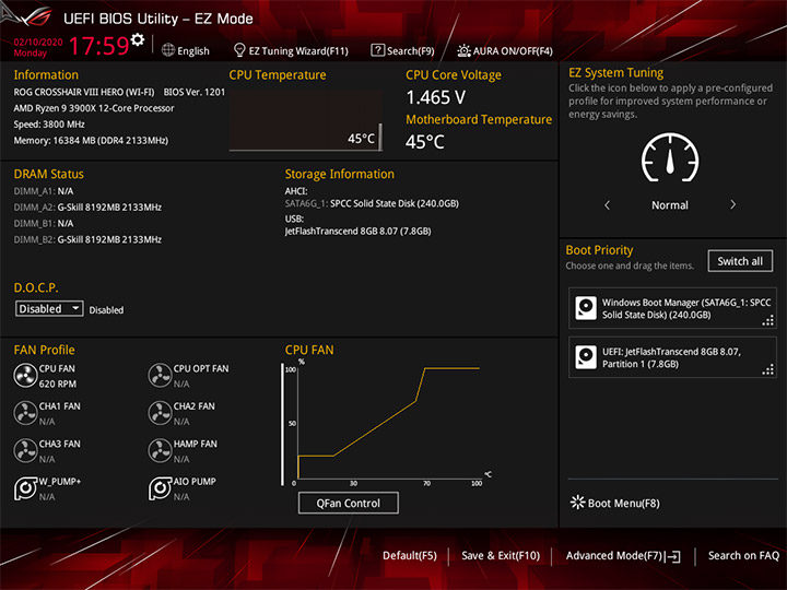 ASUS ROG Crosshair VIII Hero Wi-Fi