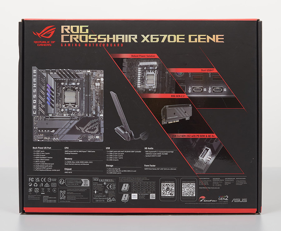 ASUS ROG Crosshair X670E Gene