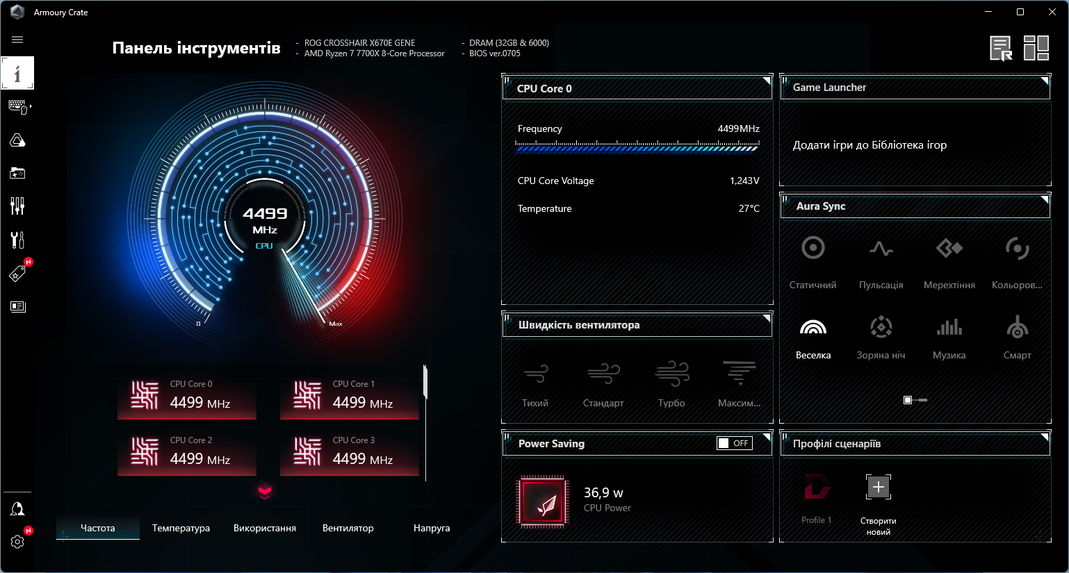 ASUS ROG Crosshair X670E Gene