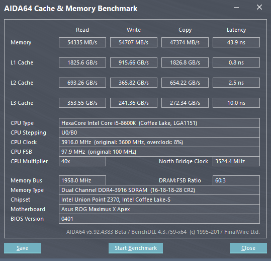 ASUS ROG Maximus X Apex