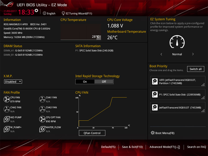 ASUS ROG Maximus X Apex