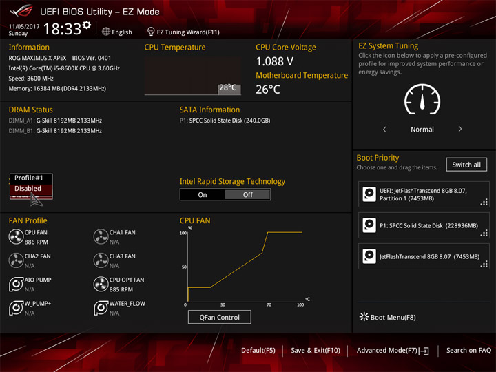 ASUS ROG Maximus X Apex