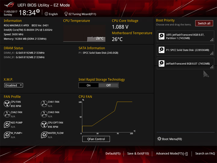 ASUS ROG Maximus X Apex