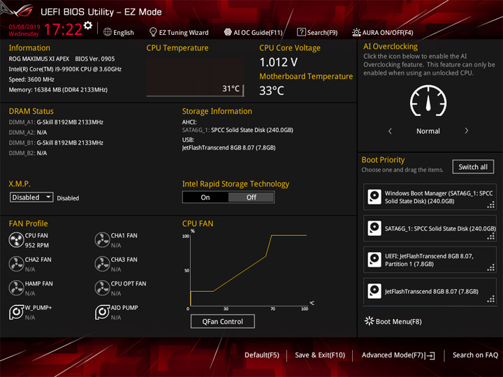 ASUS ROG Maximus XI Apex