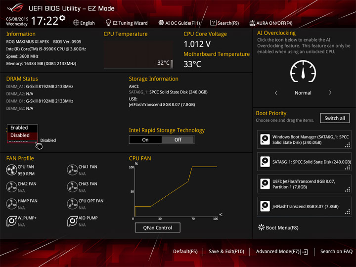 ASUS ROG Maximus XI Apex