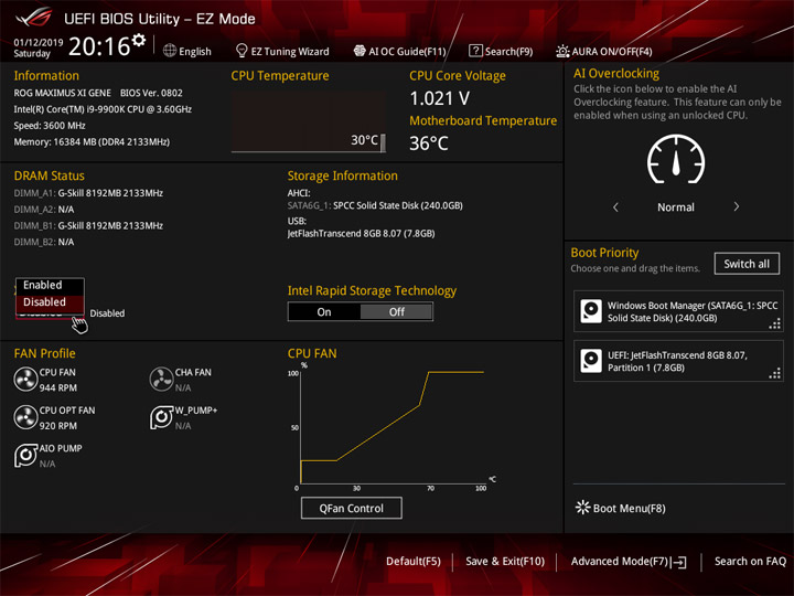 ASUS ROG Maximus XI Gene