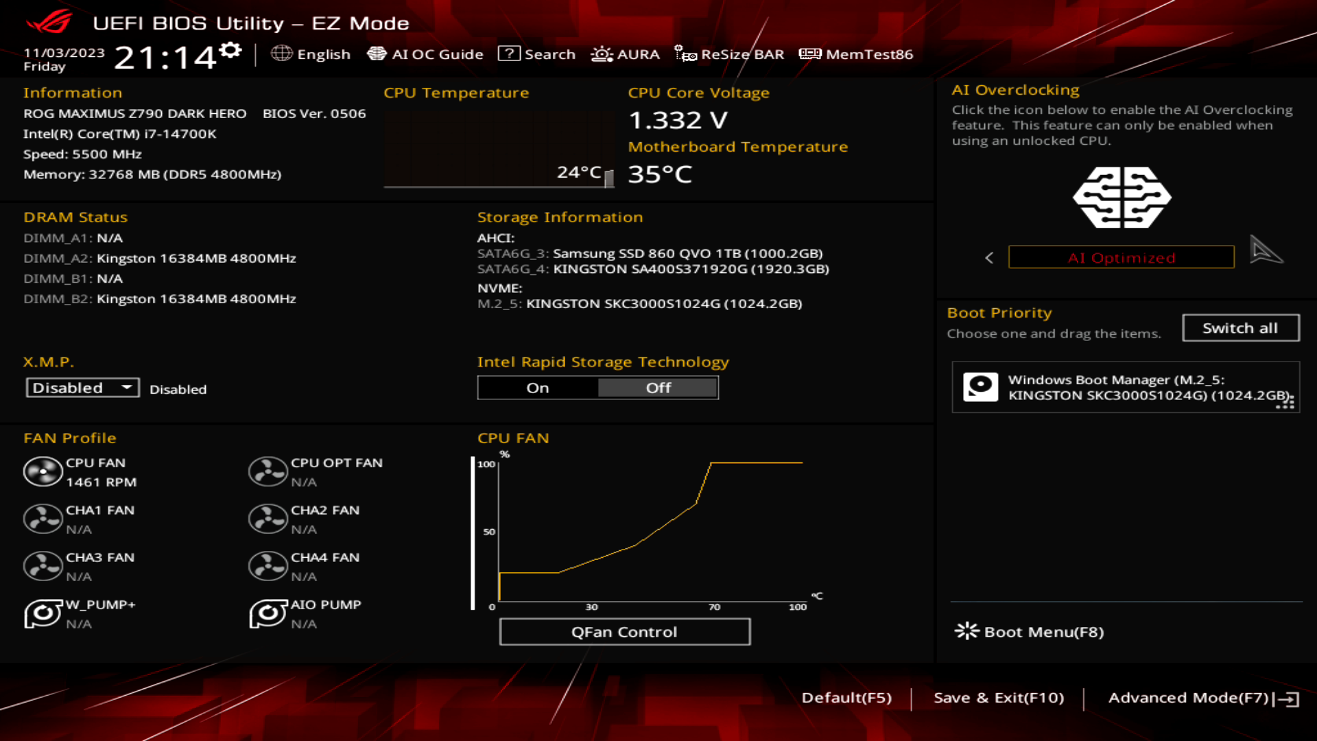 ASUS ROG Maximus Z790 Dark Hero