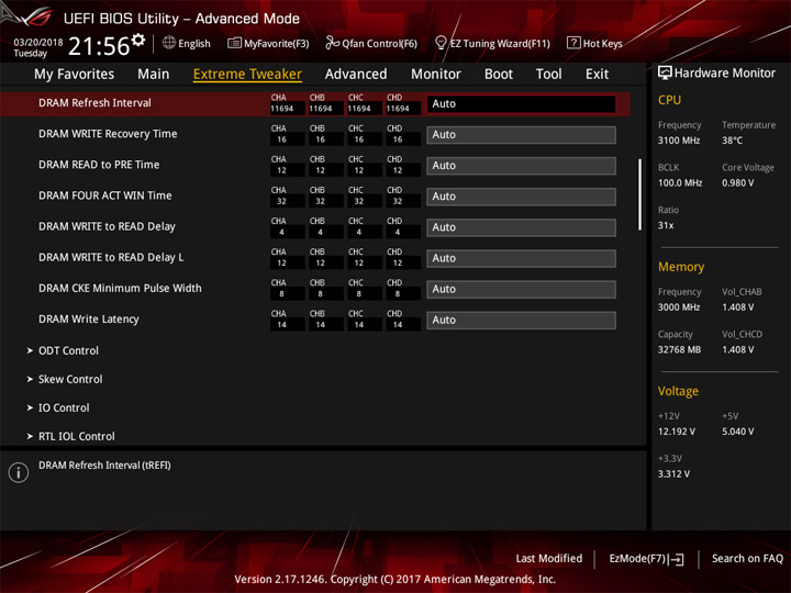 ASUS ROG Rampage VI Extreme