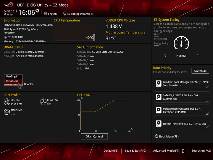 ASUS ROG Strix B350-I Gaming