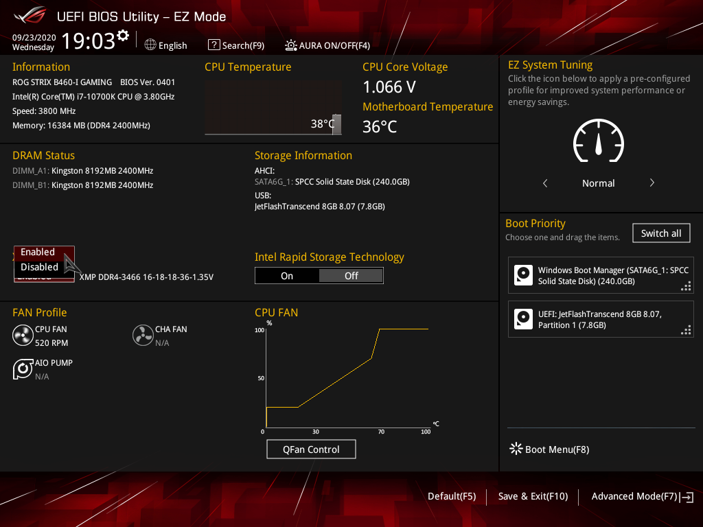 ASUS ROG Strix B460-I Gaming