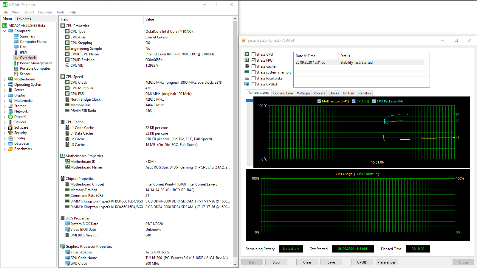 ASUS ROG Strix B460-I Gaming