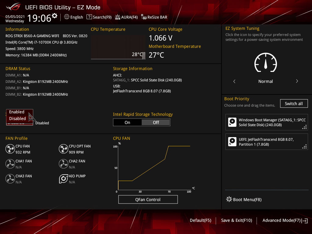 ASUS ROG Strix B560-A Gaming WiFi