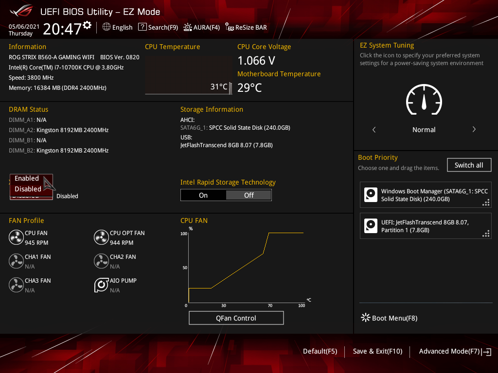 ASUS ROG Strix B560-A Gaming WiFi