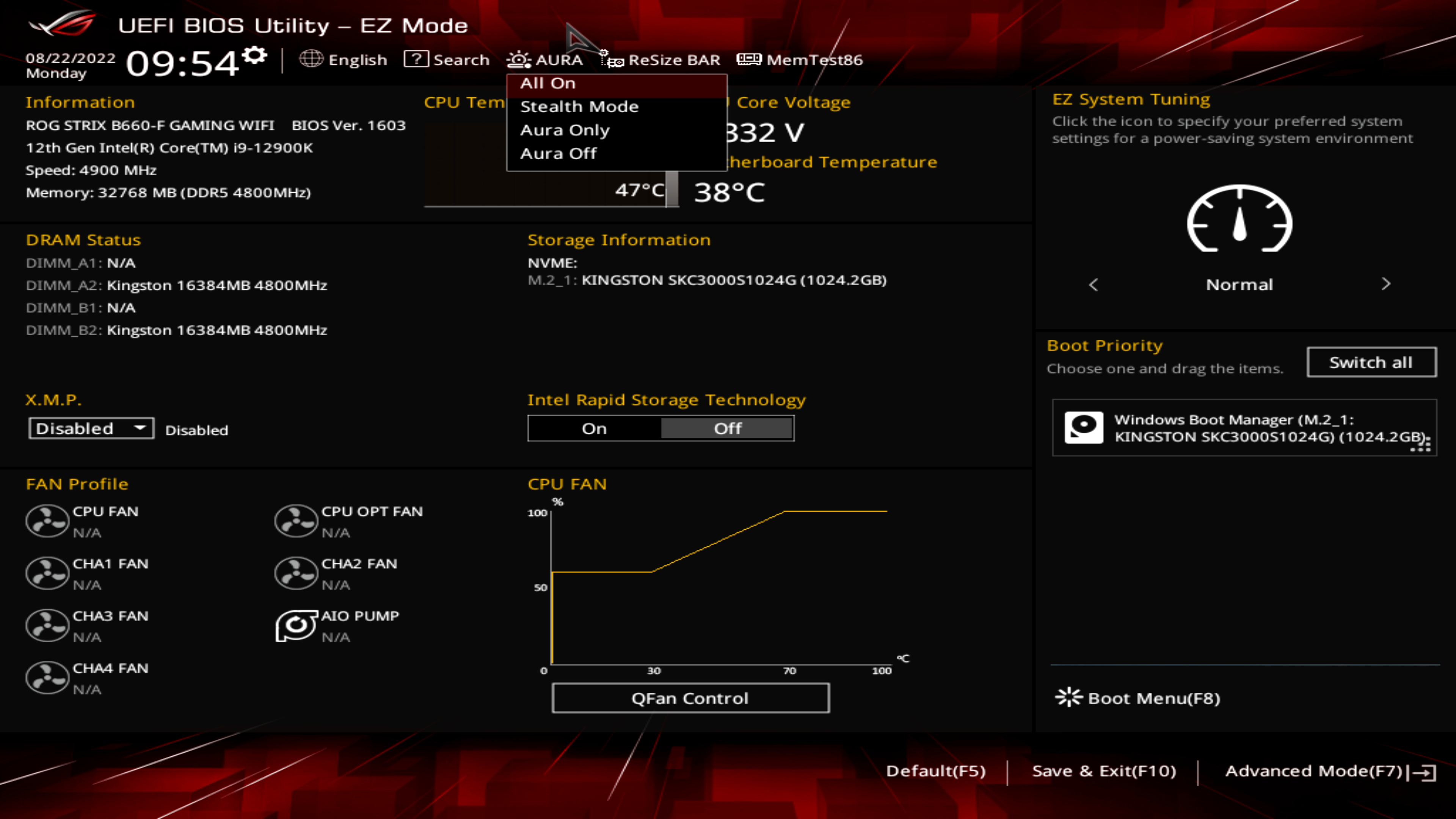 ASUS ROG STRIX B660-F GAMING WI-FI