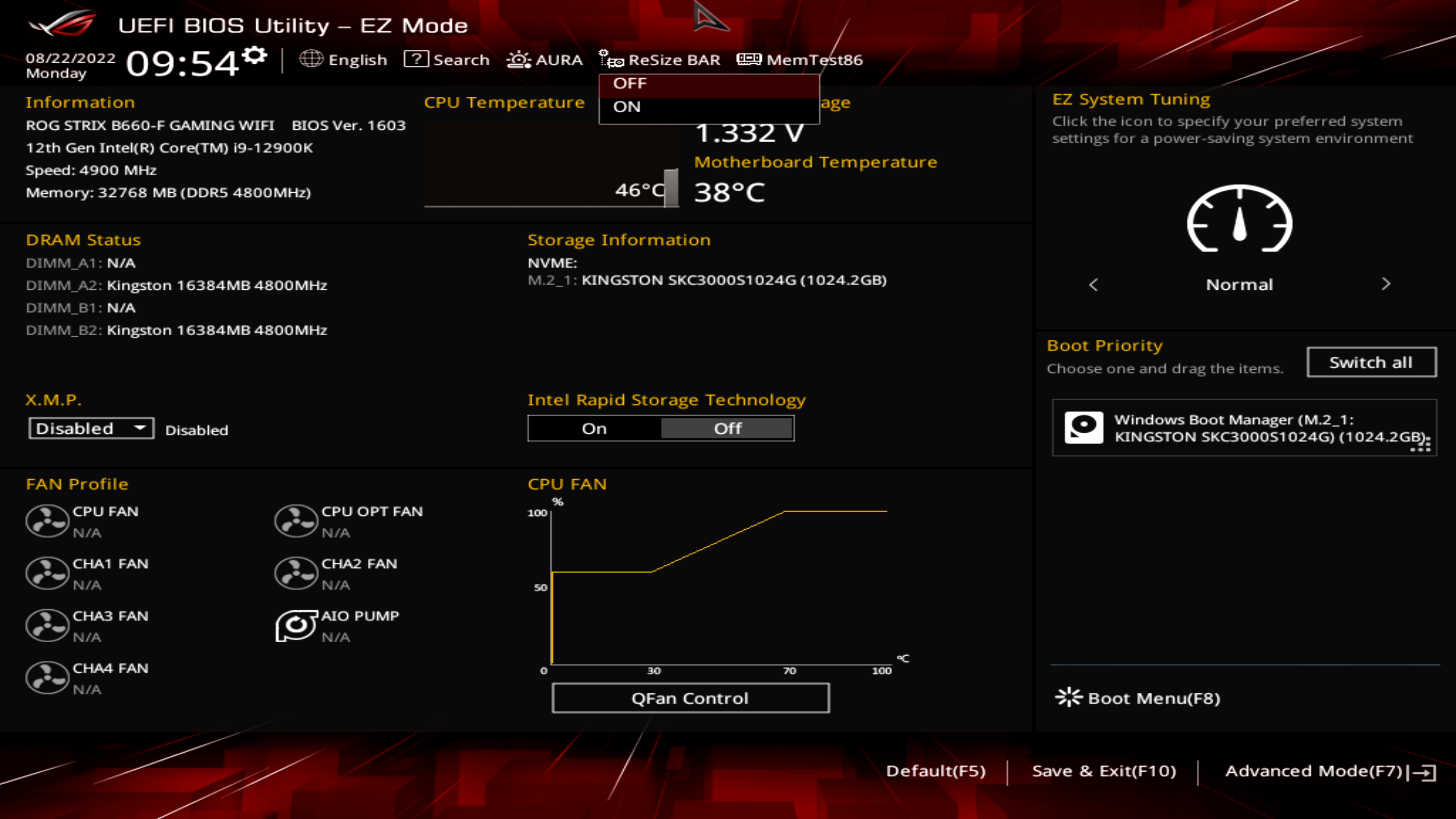 ASUS ROG STRIX B660-F GAMING WI-FI