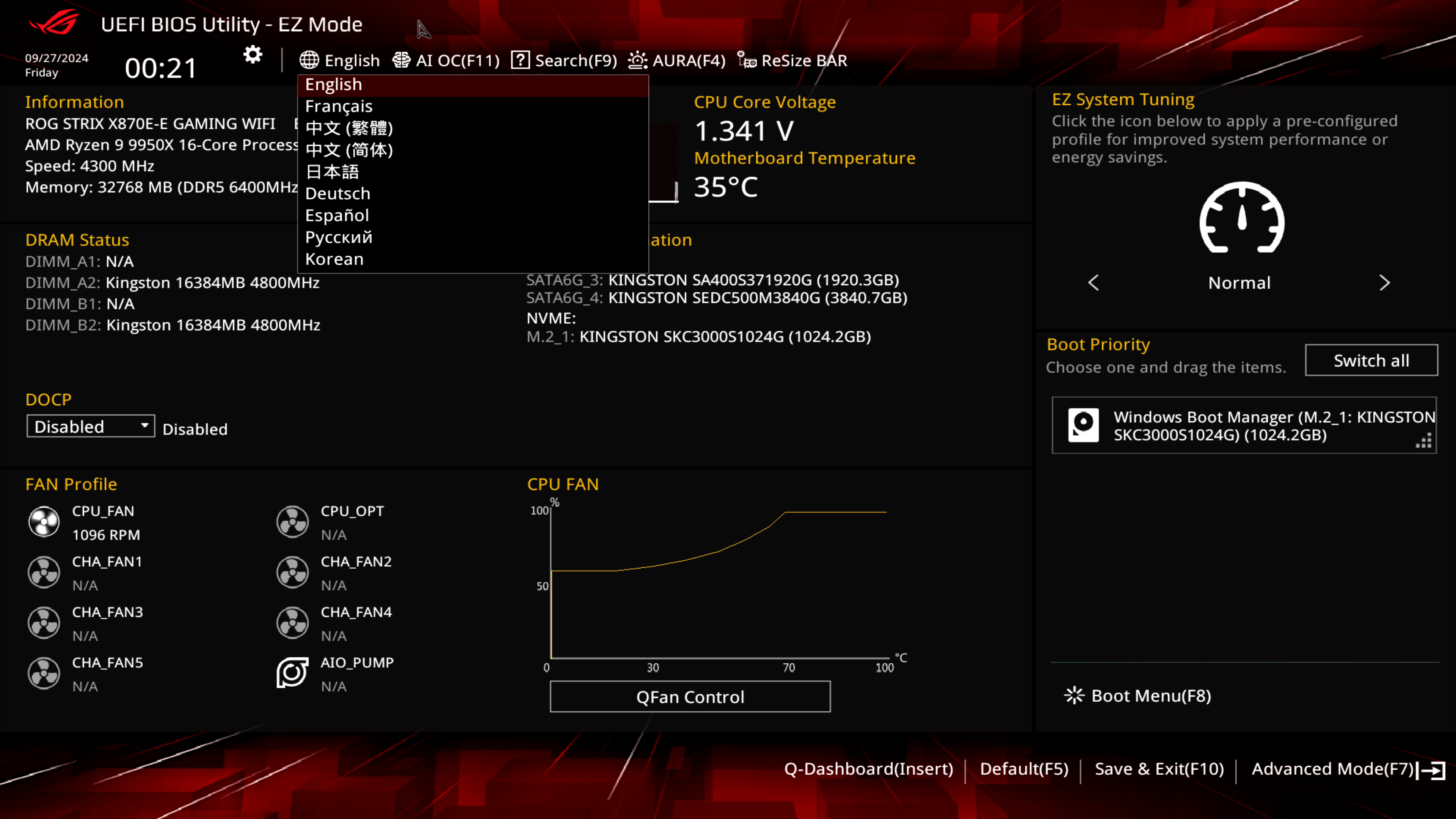 ASUS ROG Strix X870E-E Gaming WiFi