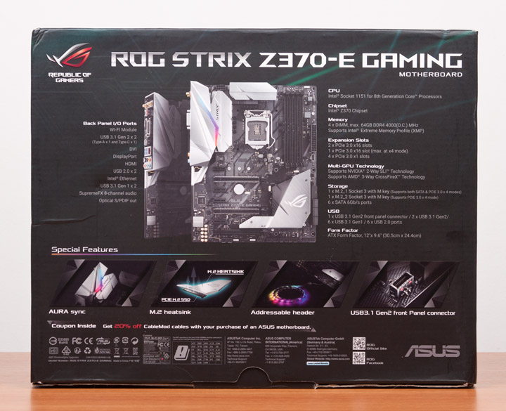 ASUS ROG Strix Z370-E Gaming
